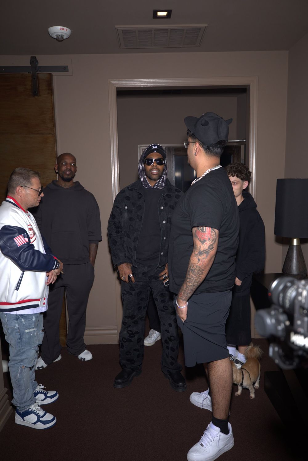 Harman 2x in the studio with Mario and Scott Storch